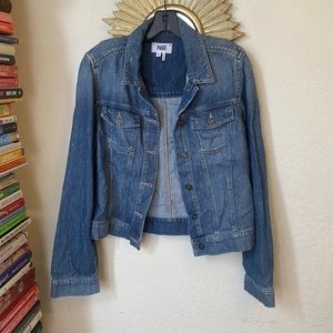 Paige Stretch Denim Jacket Size Small